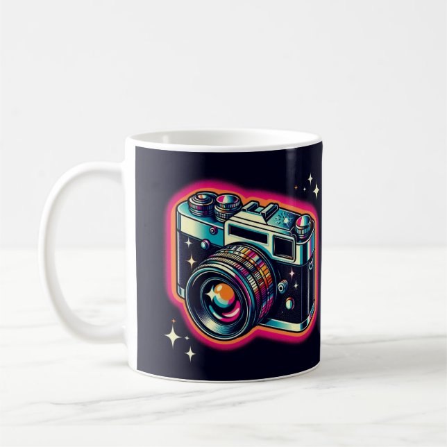Camera mug. coffee mug (Left)