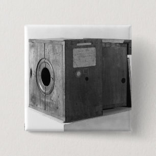 Camera of Joseph Nicephore Niepce, c.1816-22 15 Cm Square Badge