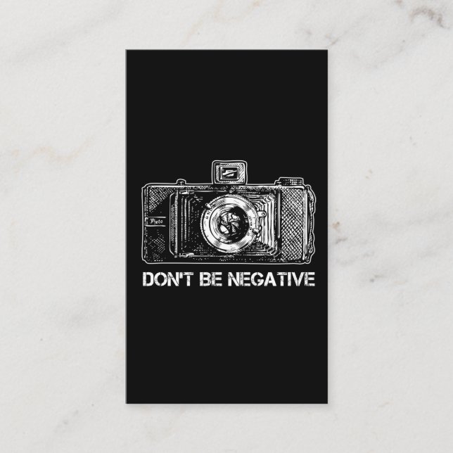 Camera Photographer cameraman Photography Business Card (Front)