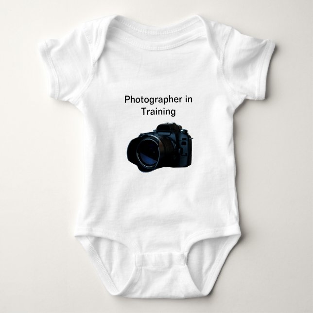 Camera photographer infant creeper (Front)