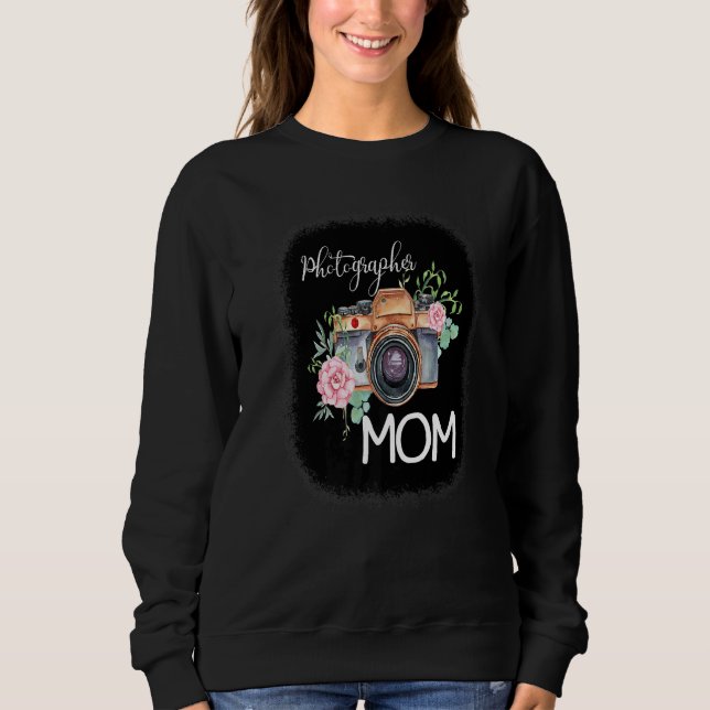 Camera Photographer Mum Sweatshirt (Front)
