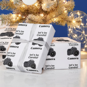 Camera Photography Candid Photographer Wrapping Paper