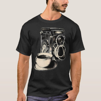 Camera Photography Coffee Lover Photographer Video T-Shirt