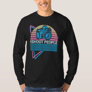 Camera Photography Photographer Retro I Shoot Peop T-Shirt