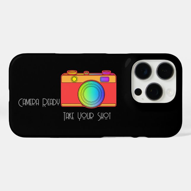 Camera Ready Take Your Shot Black          Case-Mate iPhone Case (Back (Horizontal))