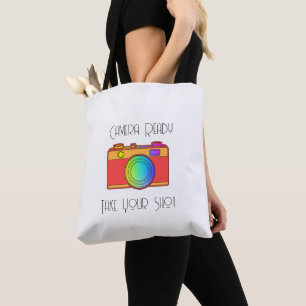 Camera Ready Take Your Shot Tote Bag