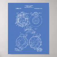 Camera Shutter 1914 Patent Art Blueprint