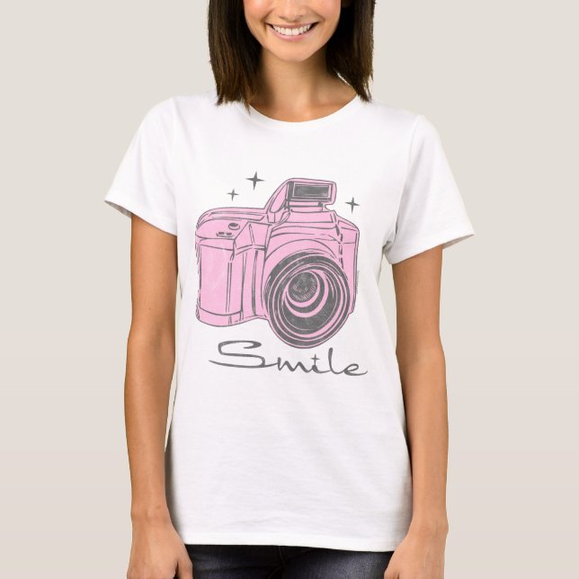 Camera Smile T-Shirt (Front)