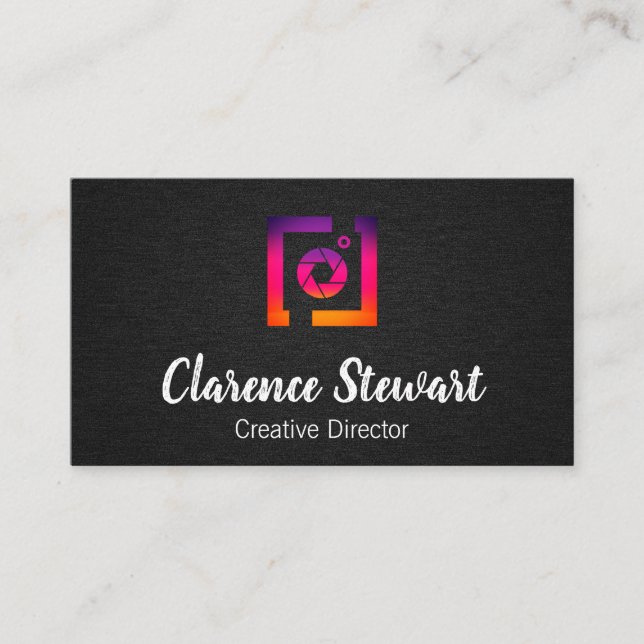 Camera | Social Media Business Card (Front)