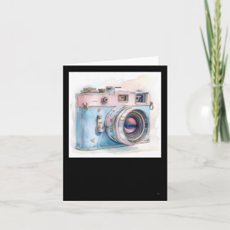 Camera Sticker  Card