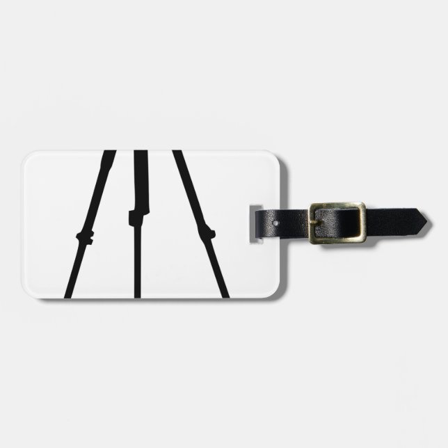 Camera Tripod Luggage Tag (Front Horizontal)