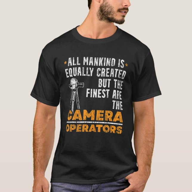 Cameraman Camera Cam T-Shirt (Front)