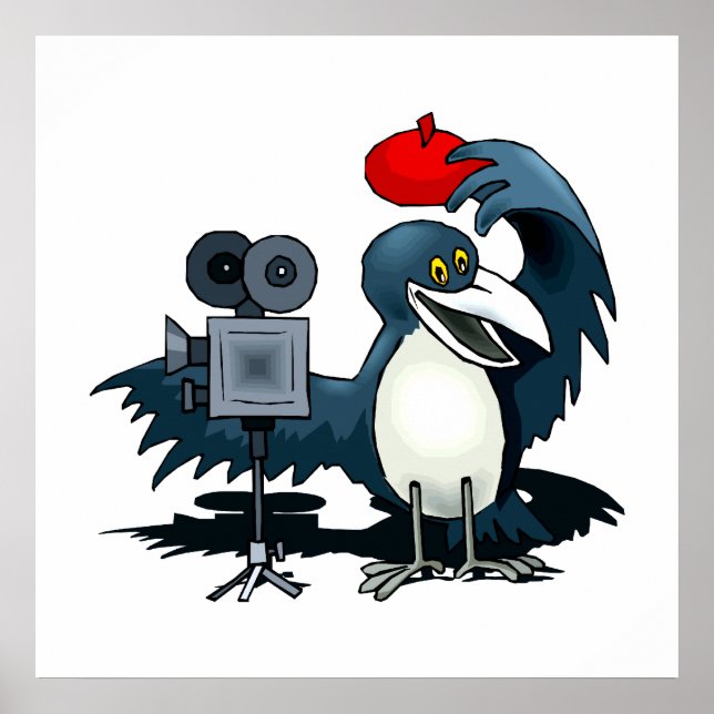 Cameraman Crow Poster (Front)