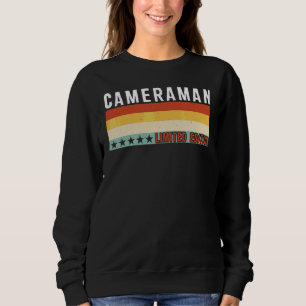 Cameraman Job Title Profession Worker Appreciation Sweatshirt