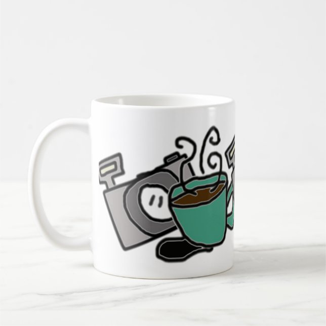 Cameras and Coffee Mug (Left)