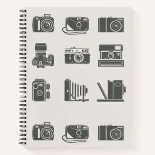 Cameras Vintage Photography Notebook