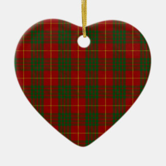 Cameron Clan Family Tartan Ceramic Tree Decoration