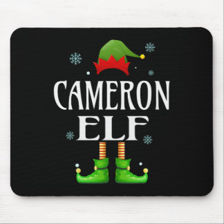 Cameron Elf Xmas Funny Men's Family Matching Chris Mouse Pad