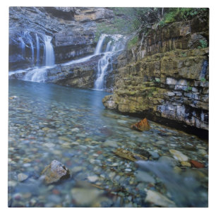 Cameron Falls in Waterton Lakes National Park in 2 Tile