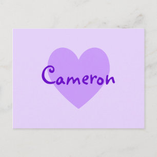 Cameron in Purple Postcard