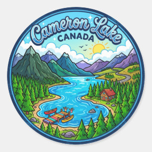 Cameron Lake, British Columbia, Canada Canada Classic Round Sticker