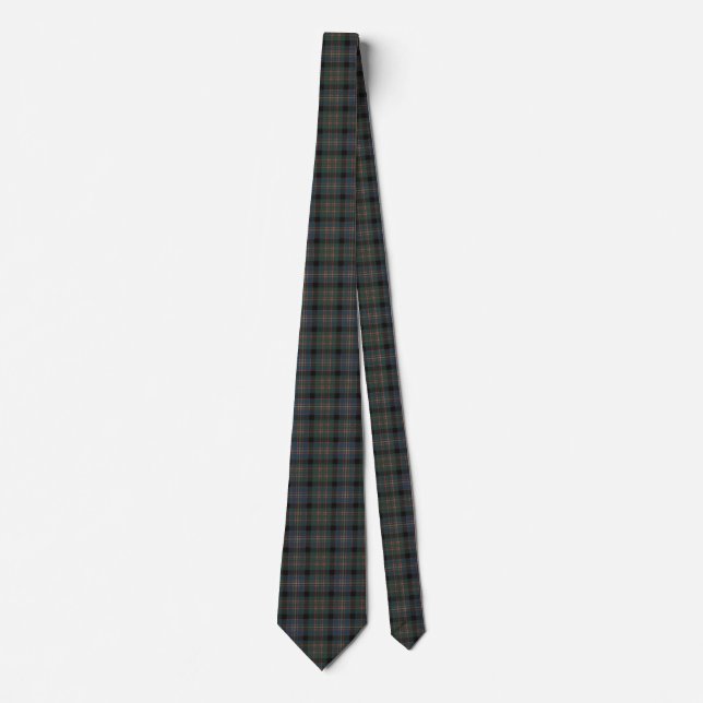 Cameron of Erracht Ancient Scottish Tartan Plaid Tie (Front)