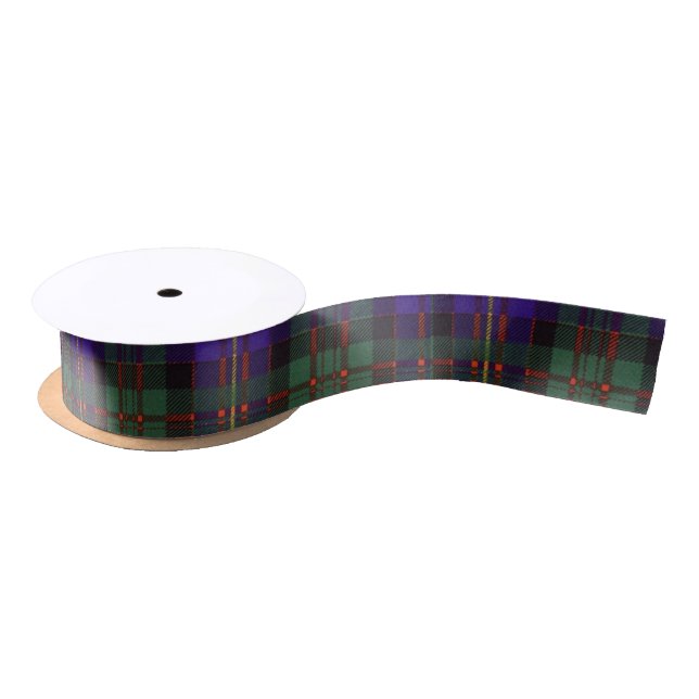 Cameron of Erracht clan Plaid Scottish tartan Satin Ribbon (Spool)