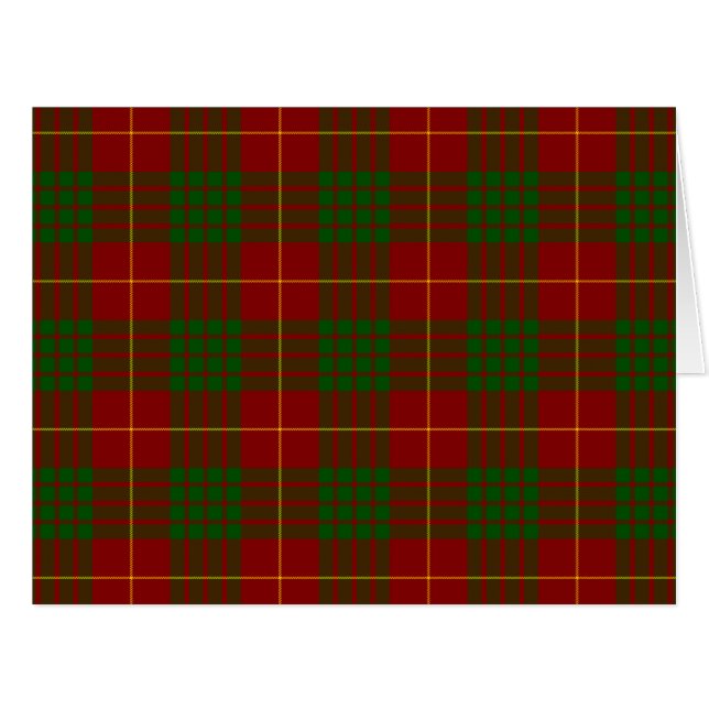 Cameron tartan red green plaid (Front Horizontal)