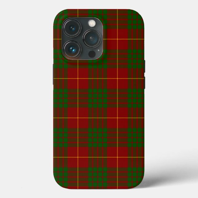 Cameron tartan red green plaid Case-Mate iPhone case (Back)