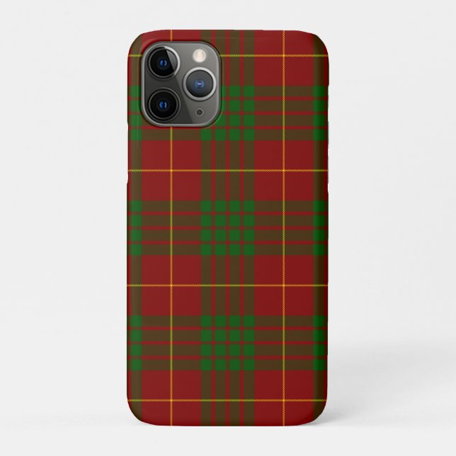 Cameron tartan red green plaid Case-Mate iPhone case (Back)