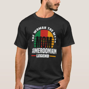Cameroon Cameroonian Cameroon Flag Mothers Day 1 T-Shirt