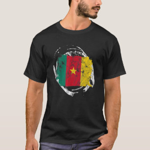 Cameroon Cameroonian Flag Proud Heart Love Flag Me T-Shirt