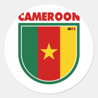 Cameroon Classic Round Sticker
