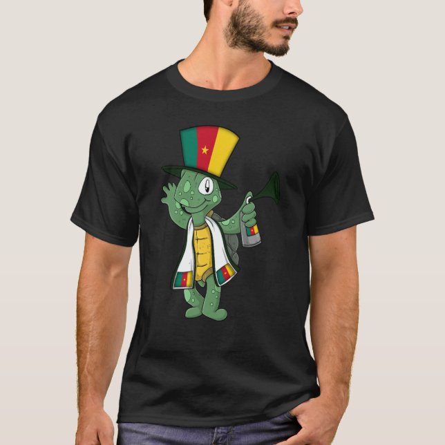 Cameroon fan turtle T-Shirt (Front)