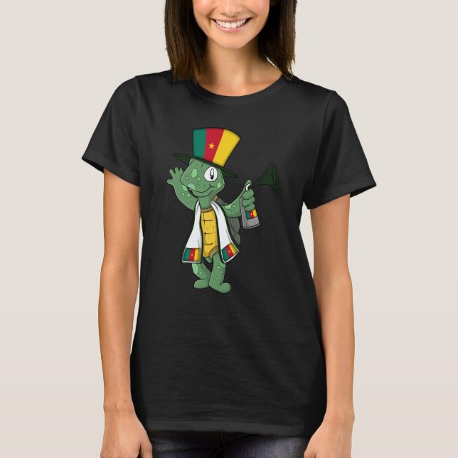 Cameroon fan turtle T-Shirt (Front)