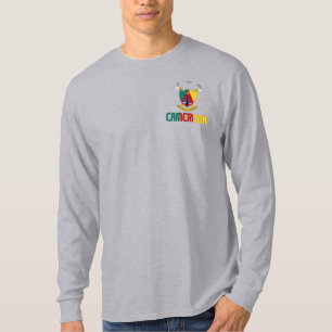 Cameroon Flag and Coat of Arms Patriotic T-Shirt