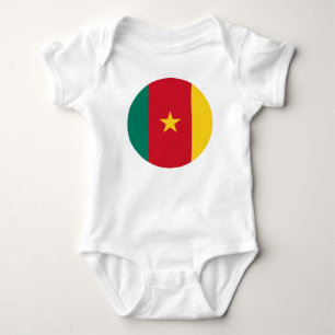 Cameroon flag  baby jersey bodysuit