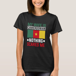 Cameroon Flag Cameroonian  3 T-Shirt