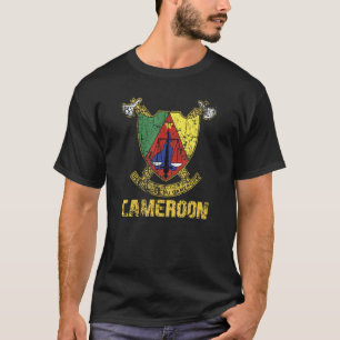 Cameroon Flag Cameroonian Pride International Coun T-Shirt