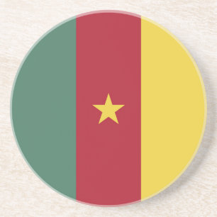 Cameroon flag coaster