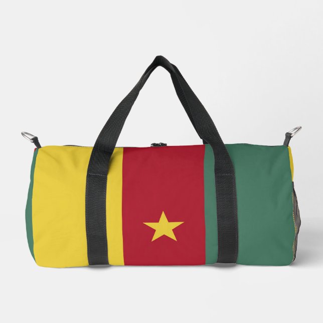 Cameroon flag duffle bag (Front)