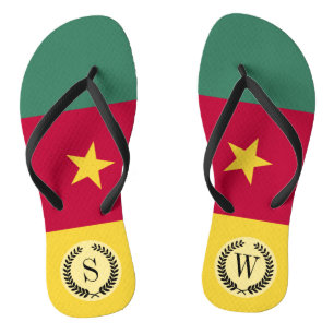 Cameroon Flag Jandals