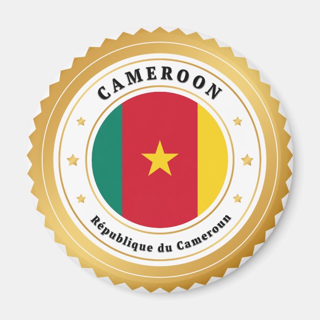 Cameroon Flag Magnet (Front)