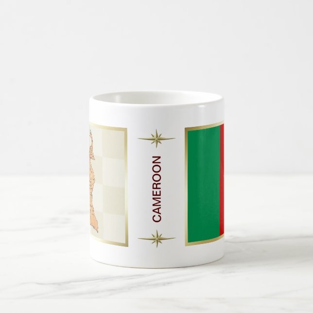 Cameroon Flag + Map Mug (Center)