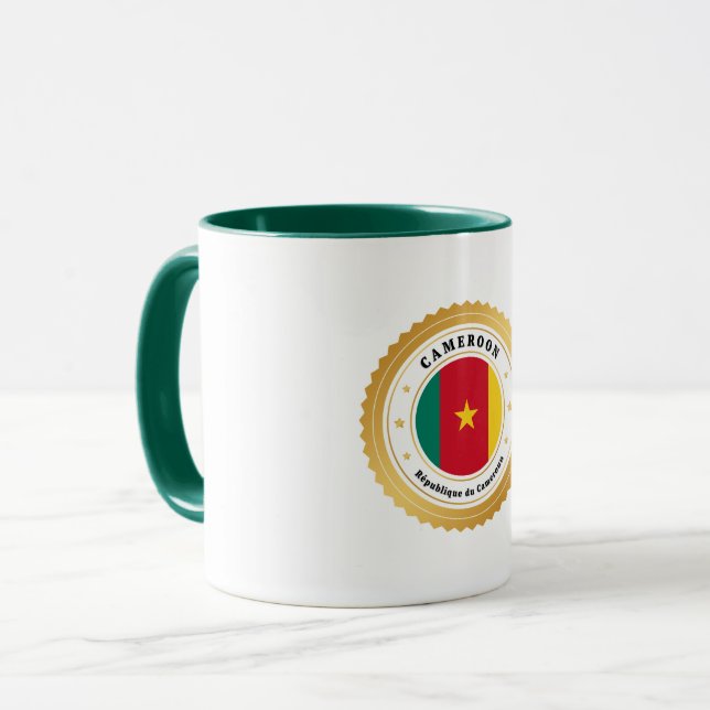 Cameroon Flag Mug (Front Left)