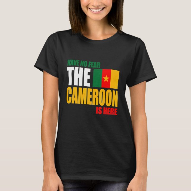 Cameroon Flag of Cameroon Cameroon Flag T-Shirt (Front)