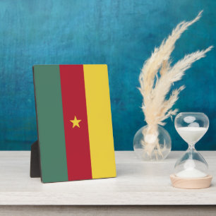 Cameroon flag plaque