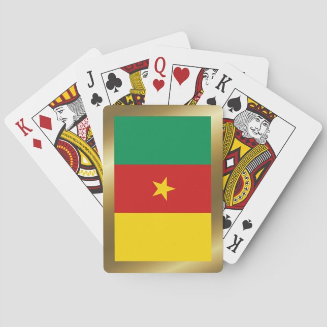 Cameroon Flag Playing Cards (Back)