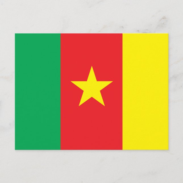 Cameroon Flag Postcard (Front)