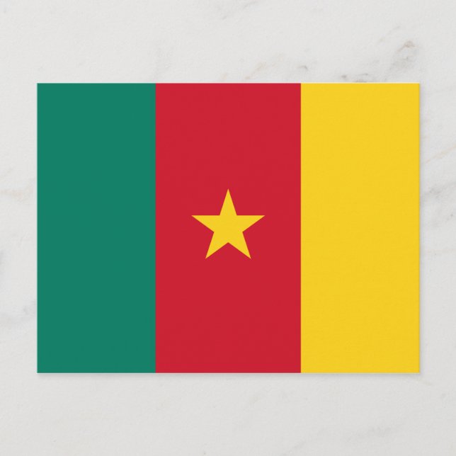 Cameroon Flag Postcard (Front)